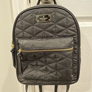 Brand new Kate Spade quilted nylon backpack